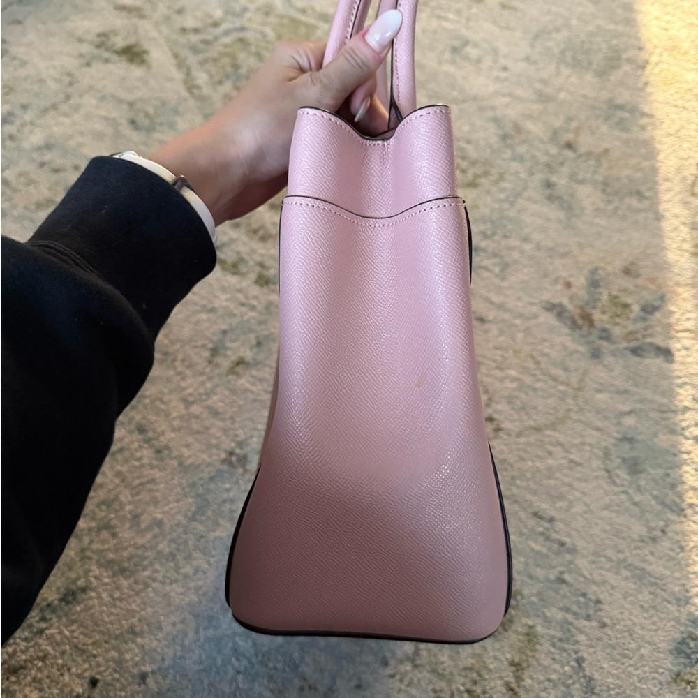Coach Pink Leather Tote Bag - Picture 9 of 9